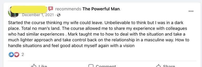 Client Testimonial - The Powerful Man