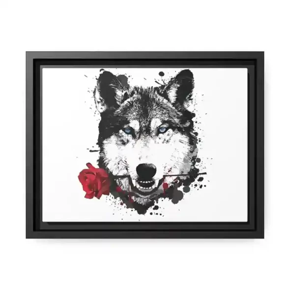 WOLF LOGO FRAMED WALL ART