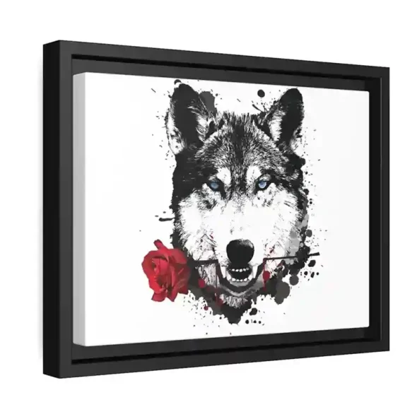 WOLF LOGO FRAMED WALL ART