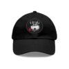 Dad Hat with Leather Patch (Round)