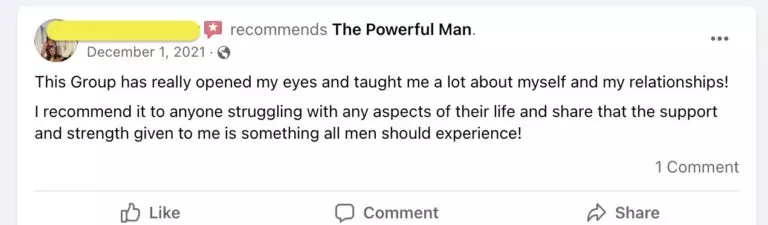 Client Testimonial - The Powerful Man